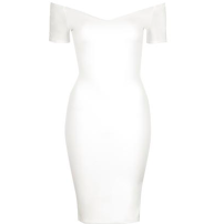 TFNC White Bardot Dress