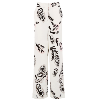 Warehouse Abstract Leaf Wide Leg Trousers