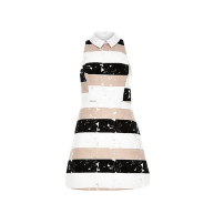River Island Lace Stripe A-Line Dress,
