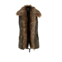 River Island Faux Fur Lined Gilet, £75