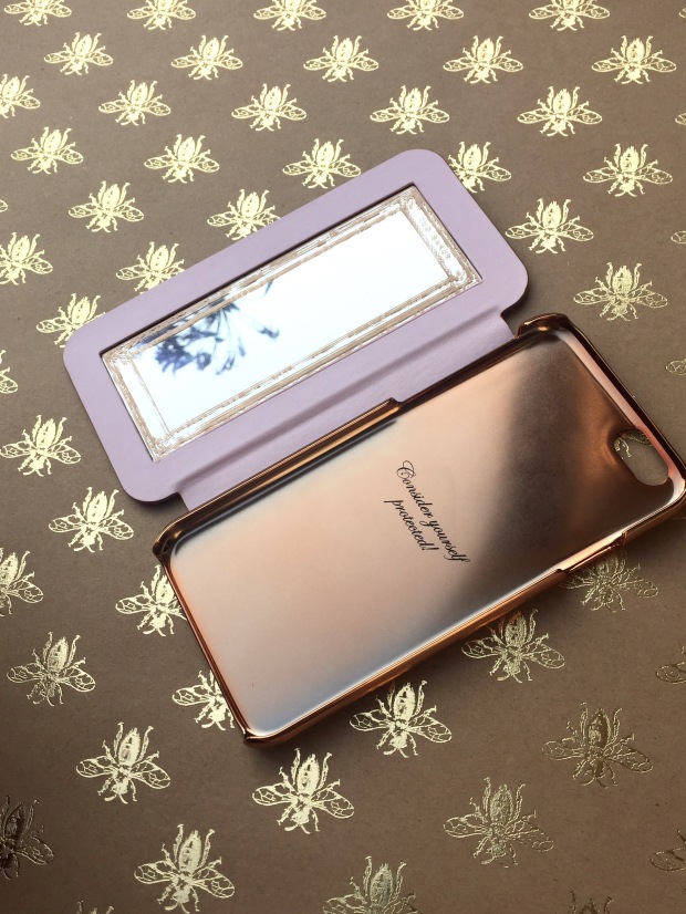 Ted Baker Rose Gold iPhone Case Open