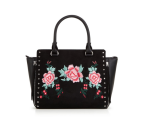 V by Very Embroidered Stud Tote Bag