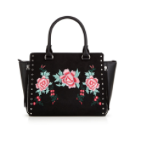 V by Very Embroidered Stud Tote Bag